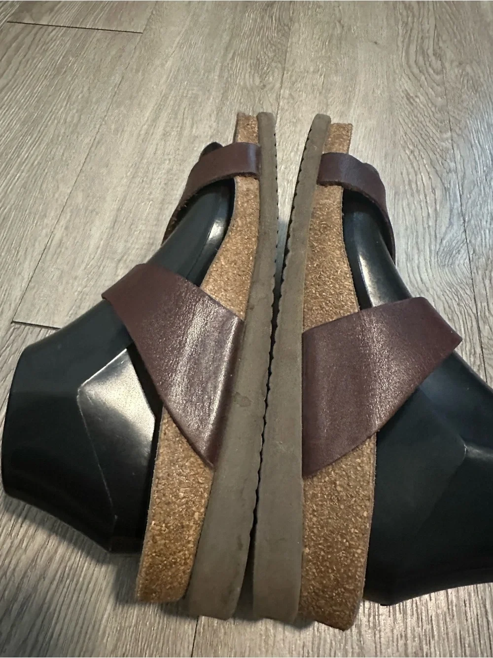 Mephisto Women's Helen Desert Brown Leather Adjustable Strap Sandals Sz 38